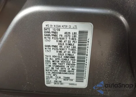 2010 Nissan Rogue Sl from USA, damaged, VIN JN8AS5MV4AW603649